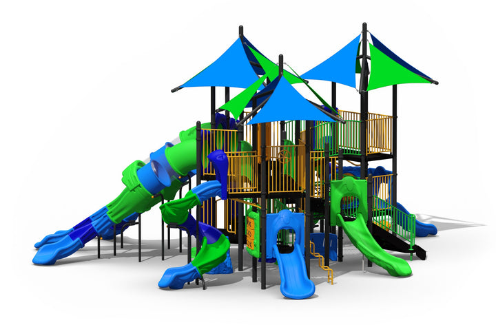 Custom Playground Equipment Island Splash Playground Set CPA-777