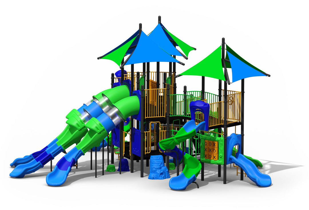 Custom Playground Equipment Island Splash Playground Set CPA-777