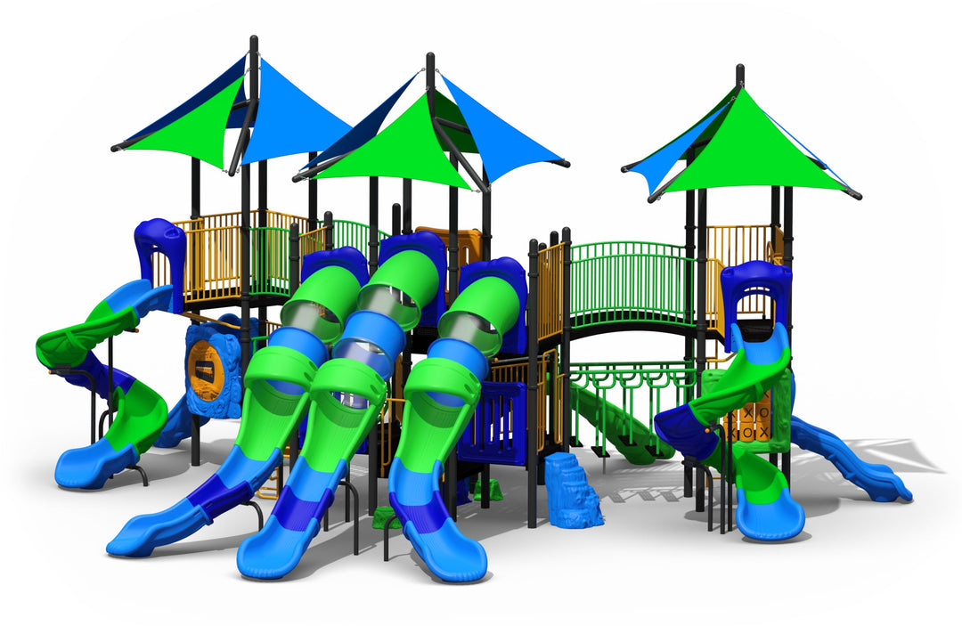 Custom Playground Equipment Island Splash Playground Set CPA-777