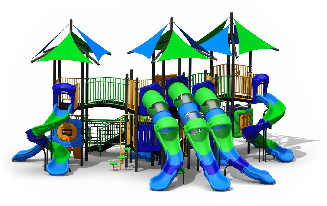 Custom Playground Equipment Island Splash Playground Set CPA-777