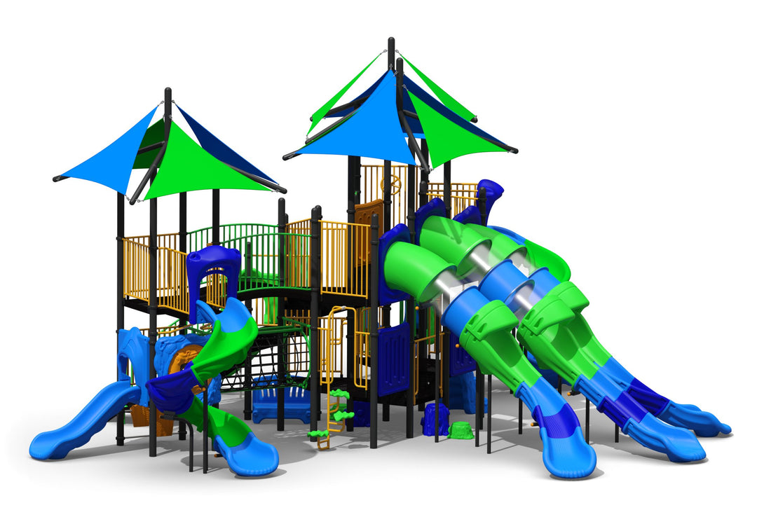 Custom Playground Equipment Island Splash Playground Set CPA-777