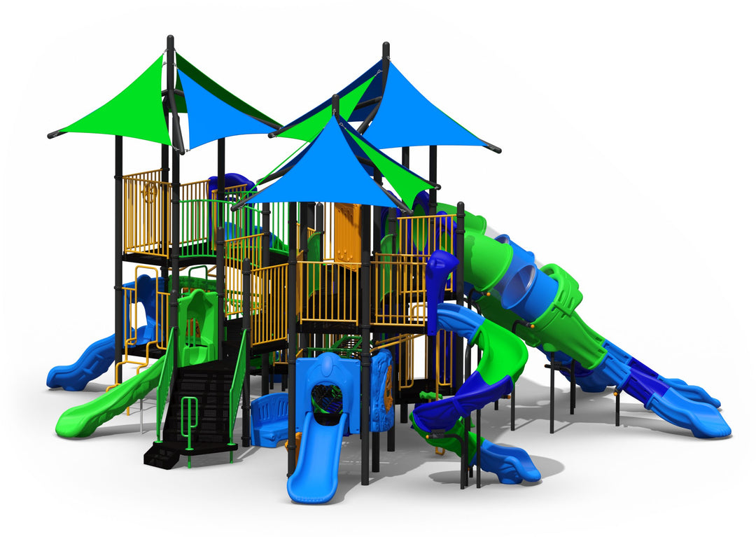 Custom Playground Equipment Island Splash Playground Set CPA-777