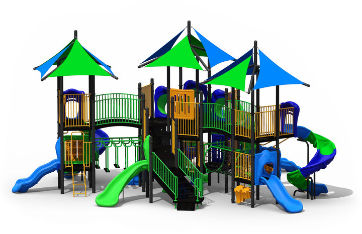 Custom Playground Equipment Island Splash Playground Set CPA-777