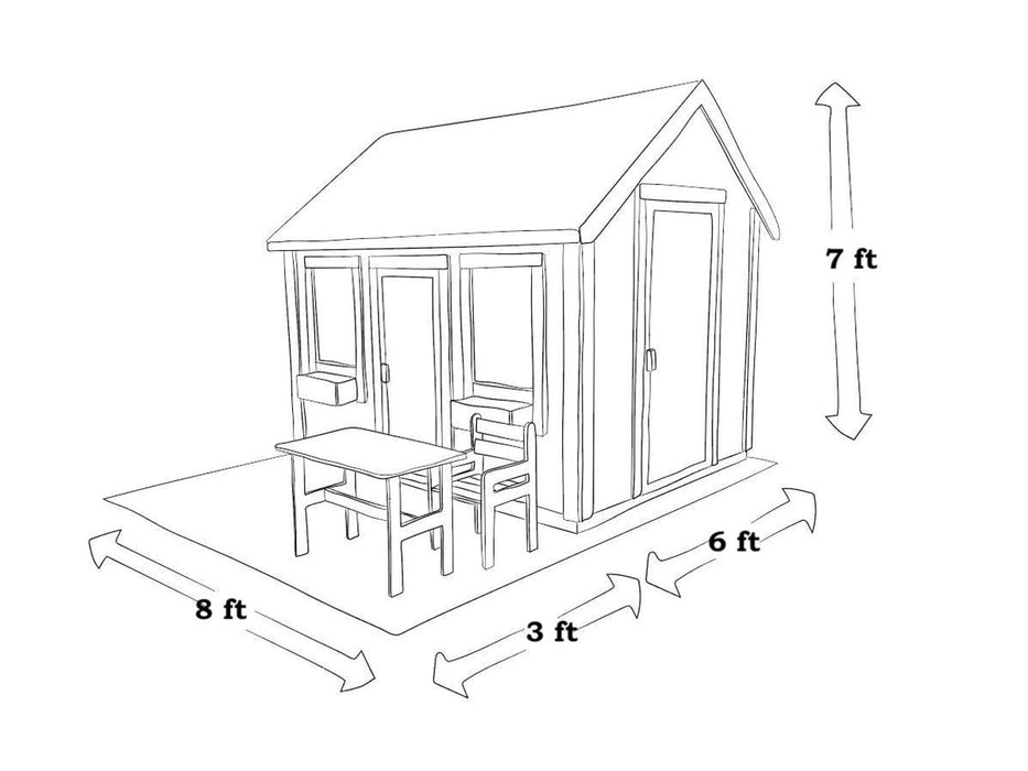Whole Wood Playhouses Playhouse Sunshine 6x8