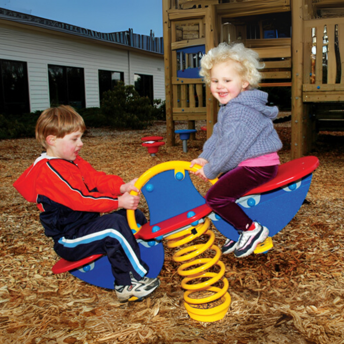 BigToys Duo Spring Rider Freestanding Sand & Water MEC-125