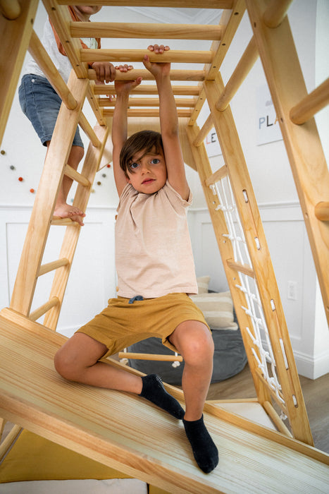 Avenlur Magnolia Cocomelon 7-in-1 Wooden Indoor Playset – Montessori Climber for Toddlers AVNLR-MAGNOLIA-COCO-NY