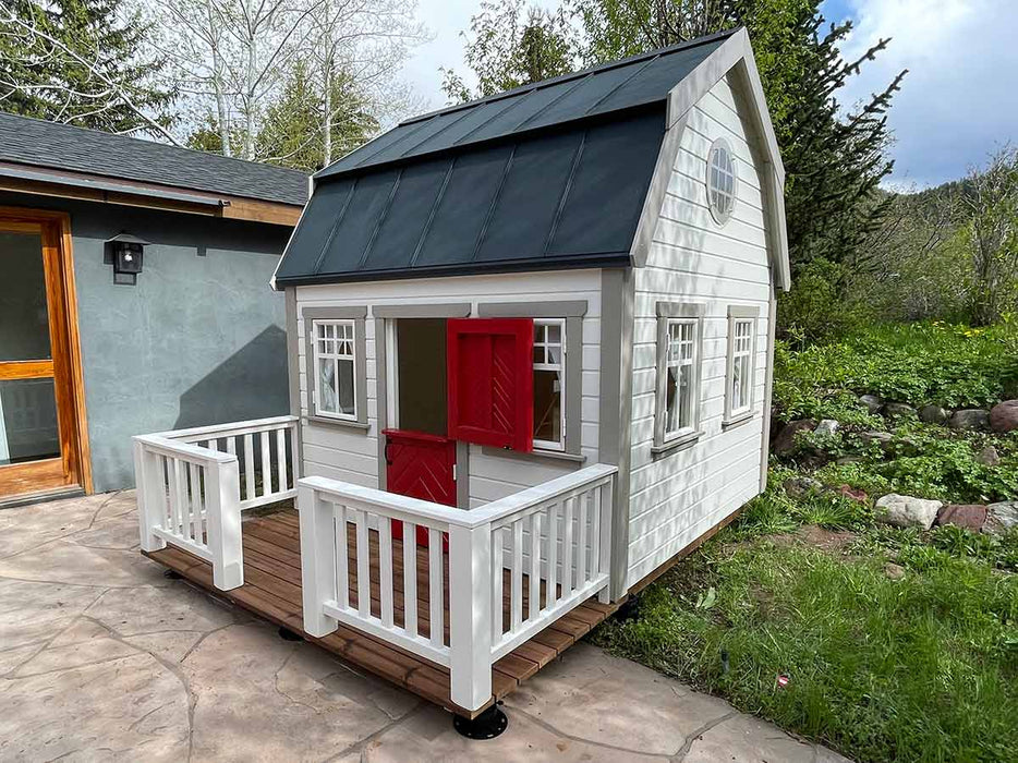 Whole Wood Playhouses Playhouse Farmhouse 8x8