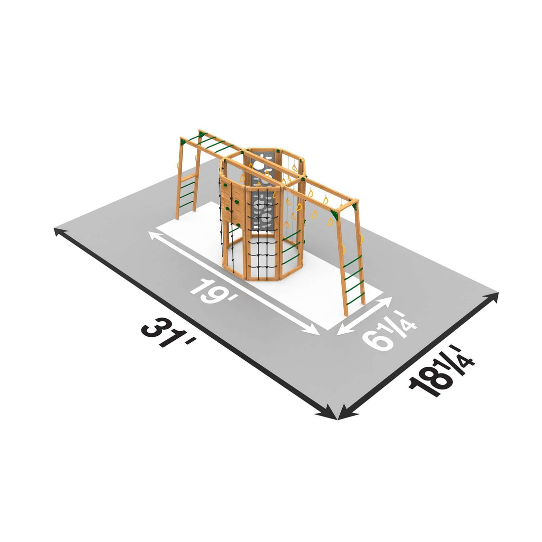 PlayStar Cliff-Hanger Silver Playset Faculty Built PS 73402