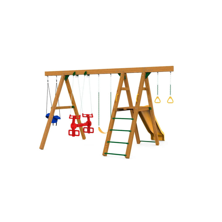 PlayStar Mesa Silver Swing Set