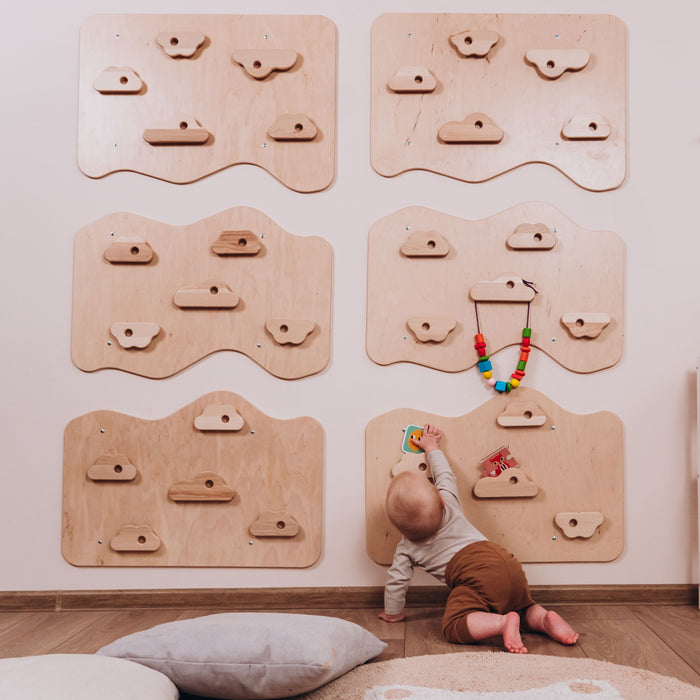 Wood and Hearts Home Climbing Wall