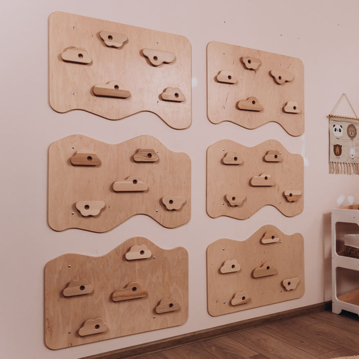 Wood and Hearts Home Climbing Wall
