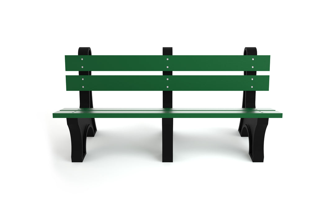 Frog Furnishings Colonial Recycled Plastic Park Bench