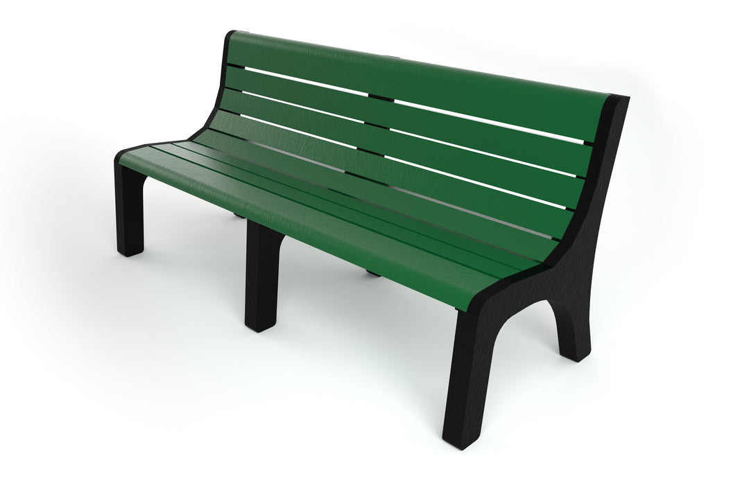 Frog Furnishings Newport Recycled Plastic Park Bench