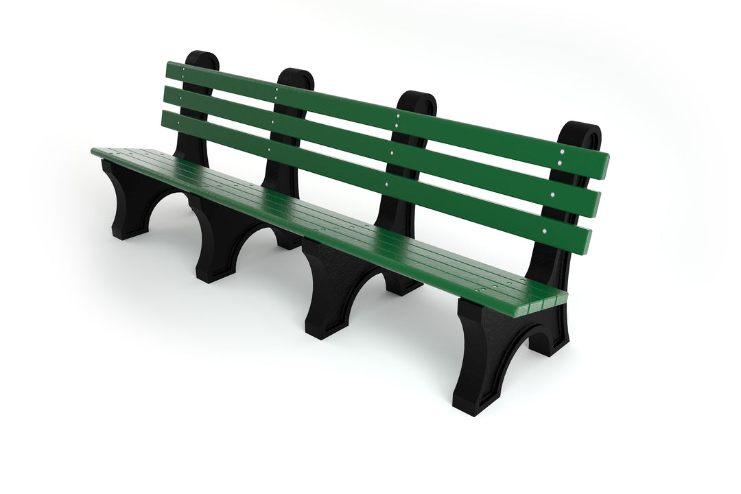 Frog Furnishings Comfort Park Avenue Recycled Plastic Park Bench