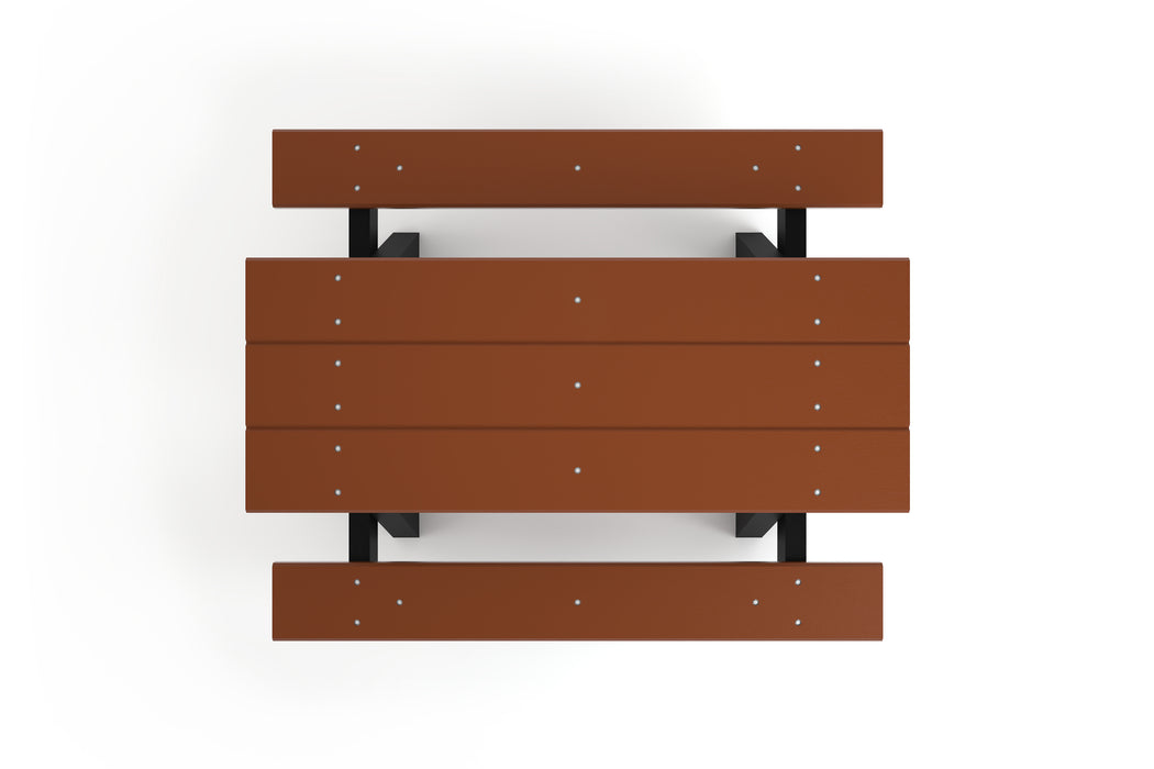 Frog Furnishings A Frame Recycled Plastic Table, Standard and ADA options