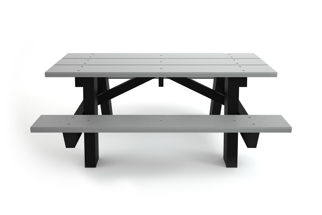 Frog Furnishings A Frame Recycled Plastic Table, Standard and ADA options