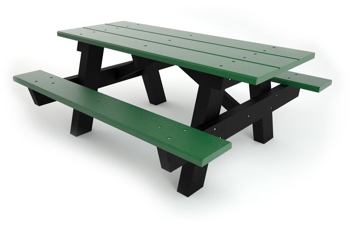 Frog Furnishings A Frame Recycled Plastic Table, Standard and ADA options