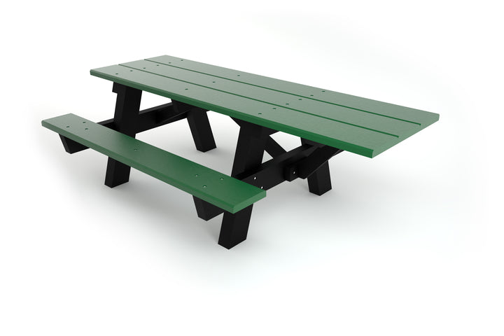 Frog Furnishings A Frame Recycled Plastic Table, Standard and ADA options