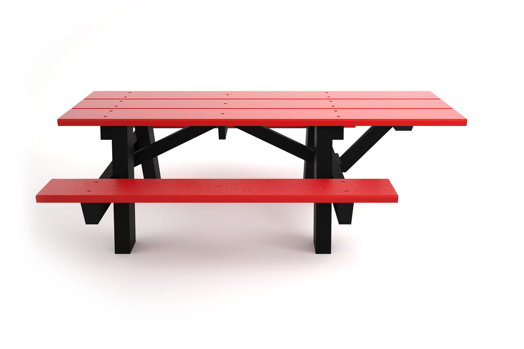 Frog Furnishings A Frame Recycled Plastic Table, Standard and ADA options