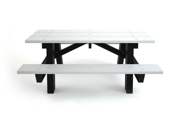 Frog Furnishings A Frame Recycled Plastic Table, Standard and ADA options