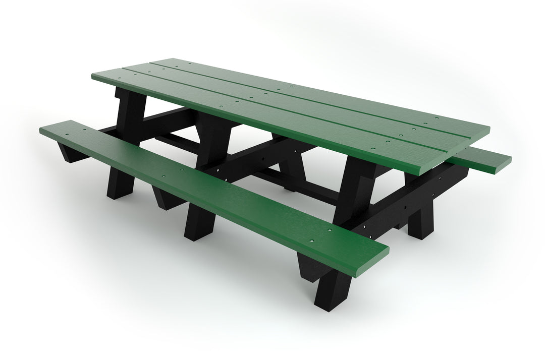 Frog Furnishings A Frame Recycled Plastic Table, Standard and ADA options