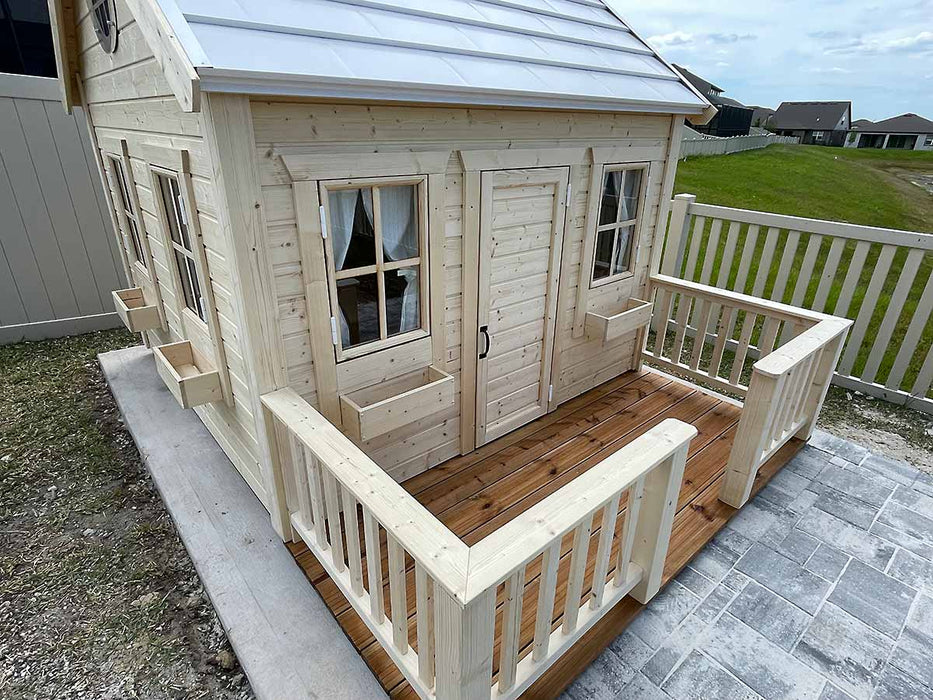 Whole Wood Playhouses Playhouse Natural Wonder 8x8