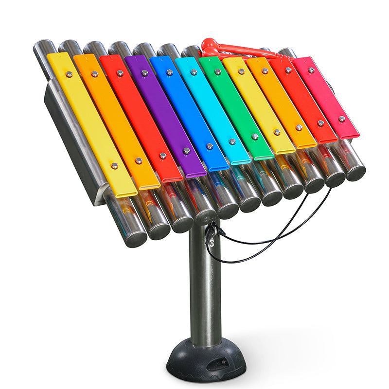 Wisdom WiseFREE Rainbow Xylophone for Commercial Playground QS72-22003