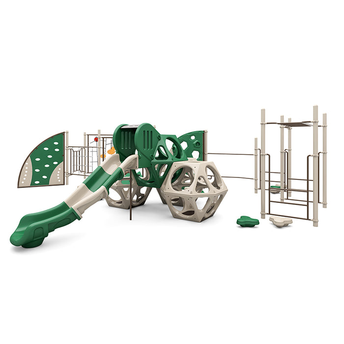 Wisdom Commercial WiseNEX Trail Blazer Climbers and Slide Set QSFS-CL0017