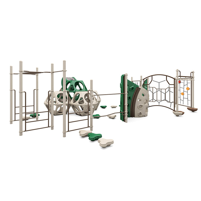 Wisdom Commercial WiseNEX Trail Blazer Climbers and Slide Set QSFS-CL0017