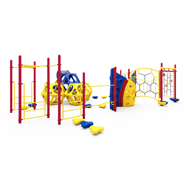 Wisdom Commercial WiseNEX Trail Blazer Climbers and Slide Set QSFS-CL0017