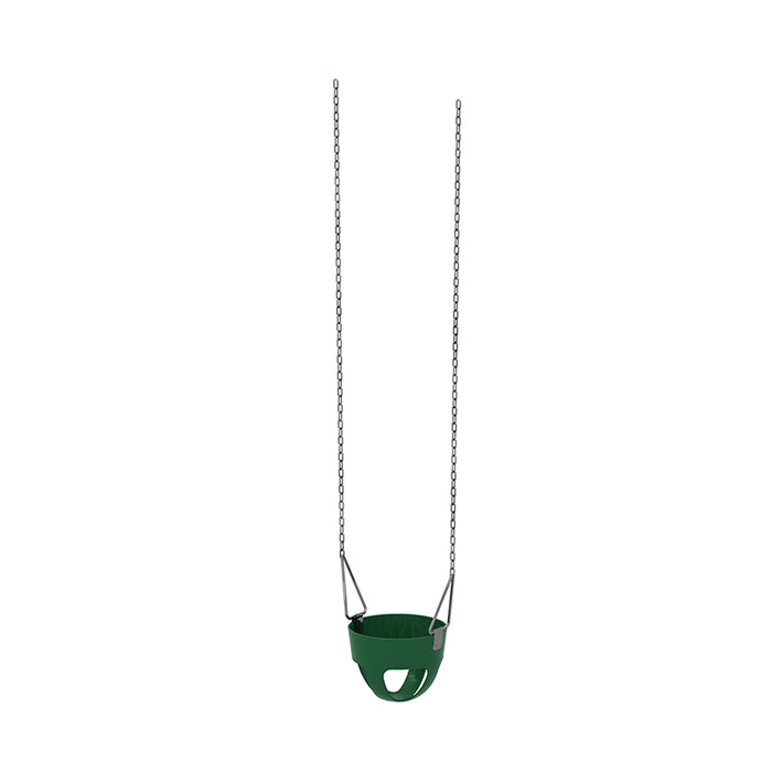 Wisdom Commercial WiseFree Swing Full Bucket Seat & Galvanized Steel Chain Set SS-0011