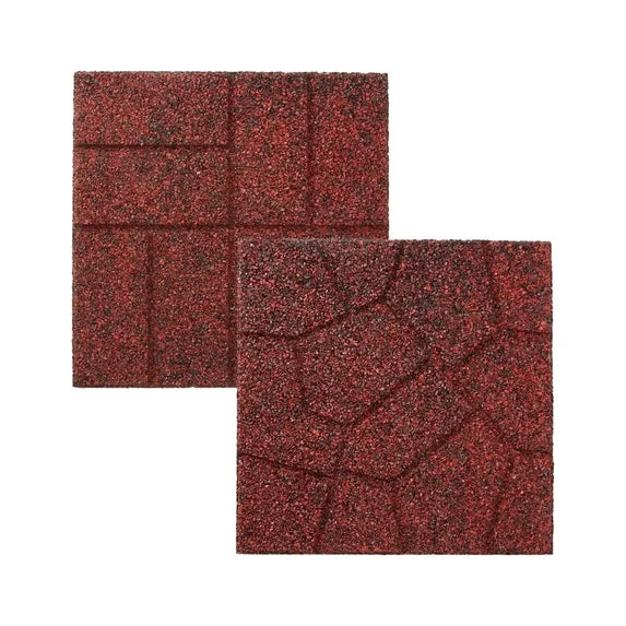 IMC Outdoor Living GroundSmart 16” x 16” x ¾” Dual-Sided Rubber Paver