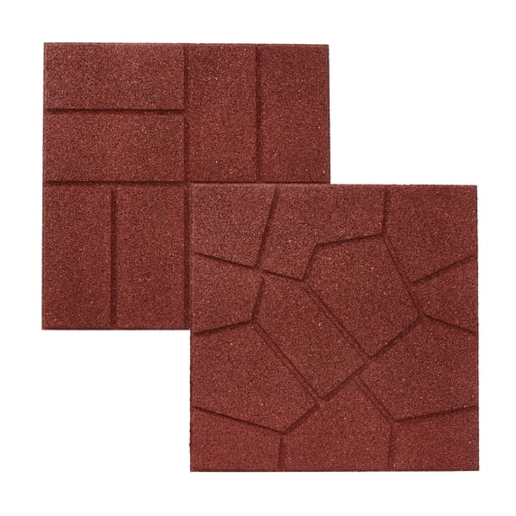 IMC Outdoor Living GroundSmart 16” x 16” x ¾” Dual-Sided Rubber Paver
