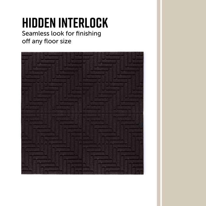 IMC Outdoor Living GroundSmart 16” x 16” Smartloc Herringbone Rubber Pavers