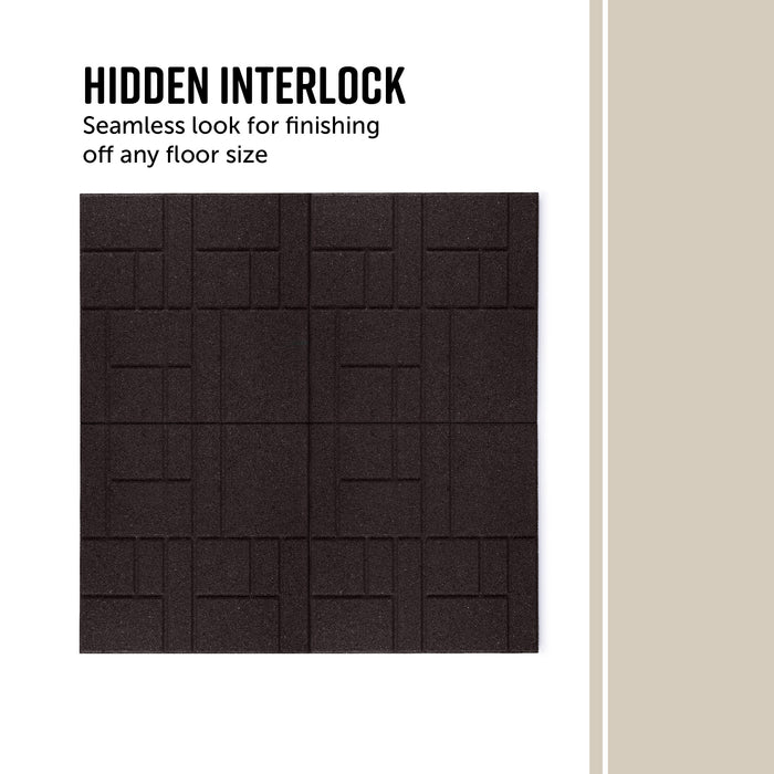 IMC Outdoor Living GroundSmart 16” x 16” Smartloc SquareScape Rubber Pavers