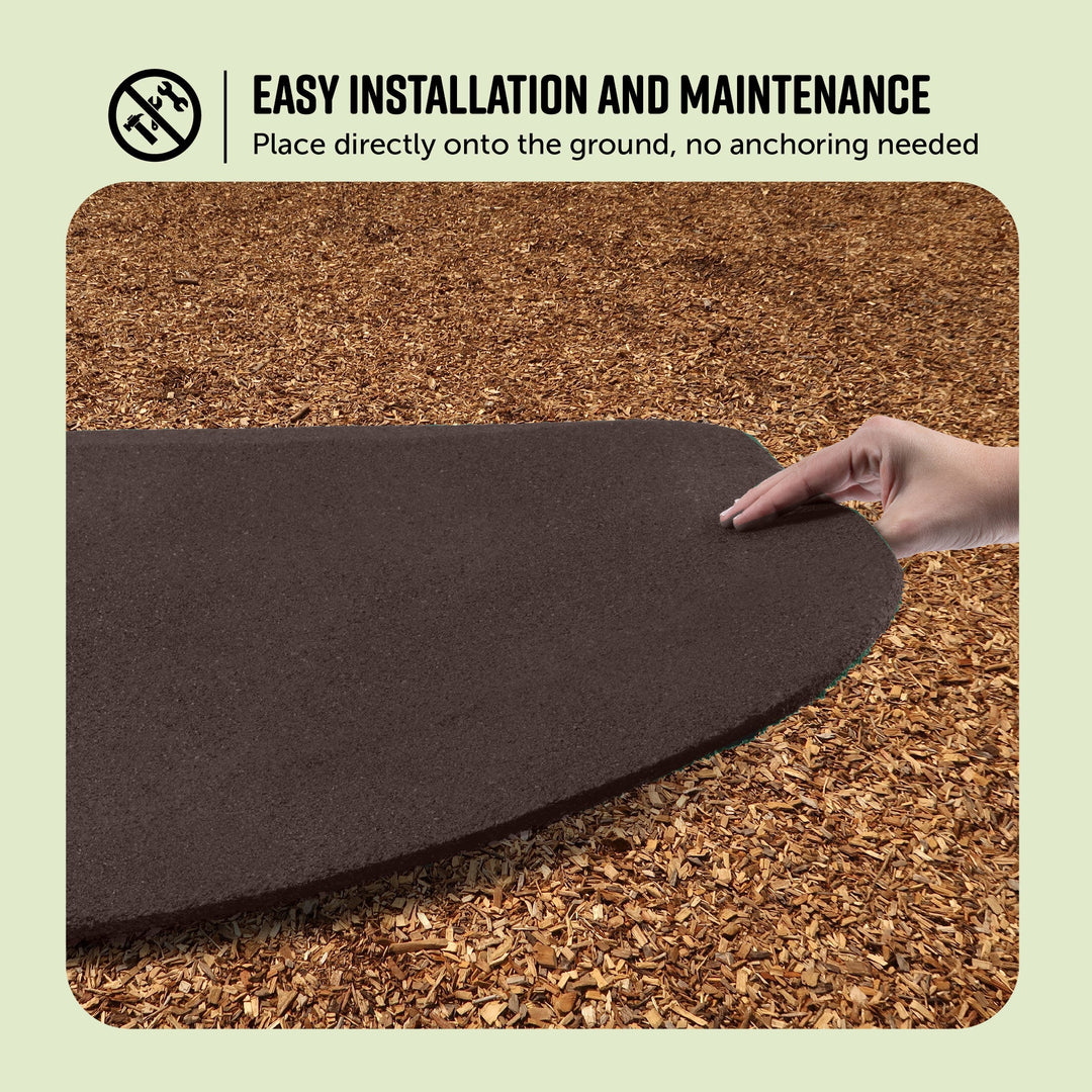 Rubber Mulch Residential Rubber Swing/Slide Mat MW4024