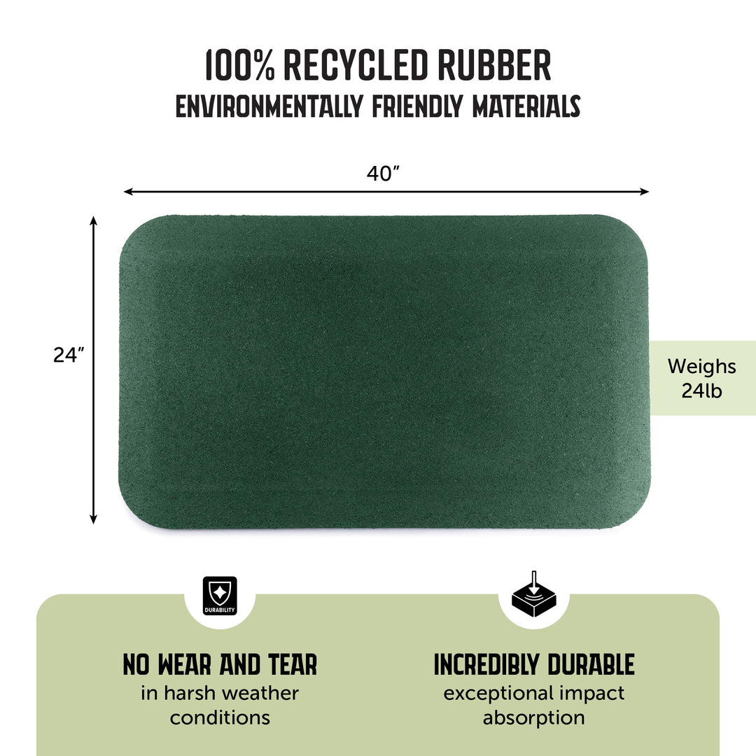 Rubber Mulch Residential Rubber Swing/Slide Mat MW4024