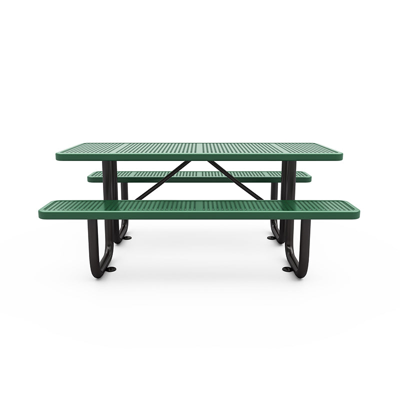 Wisdom  Ada Expanded 8' Steel Picnic Table QSSAP-21001-110