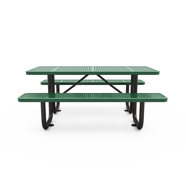 Wisdom  Ada Expanded 8' Steel Picnic Table QSSAP-21001-110