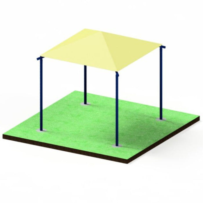 Childforms Commercial Shades 10' x 10' Pyramid Shade, 8' Entry Height SHD-101008