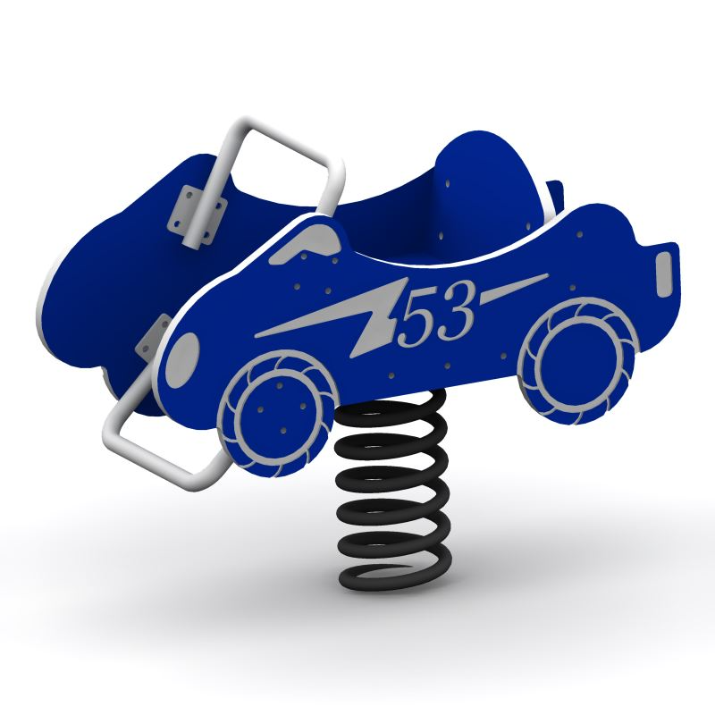 Childforms Commercial Single Seat Race Car Spring Rider SPR-00009 ...