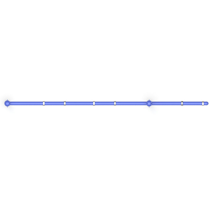 Wisdom Commercial WiseFREE 5" Single Post Swing 8Ft 1-Bay with Arm SPS-0801-1A
