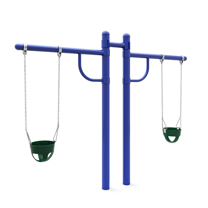 Wisdom WiseFREE 5" Single Post Swing Bucket Tree Swing SPS-0801-TS