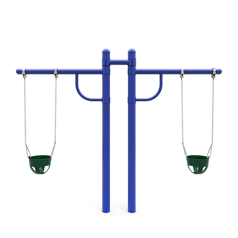 Wisdom WiseFREE 5" Single Post Swing Bucket Tree Swing SPS-0801-TS