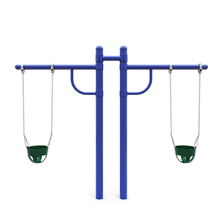 Wisdom WiseFREE 5" Single Post Swing Bucket Tree Swing SPS-0801-TS