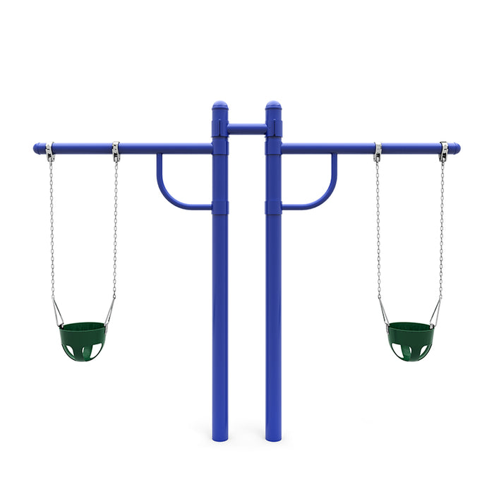 Wisdom WiseFREE 5" Single Post Swing Bucket Tree Swing SPS-0801-TS