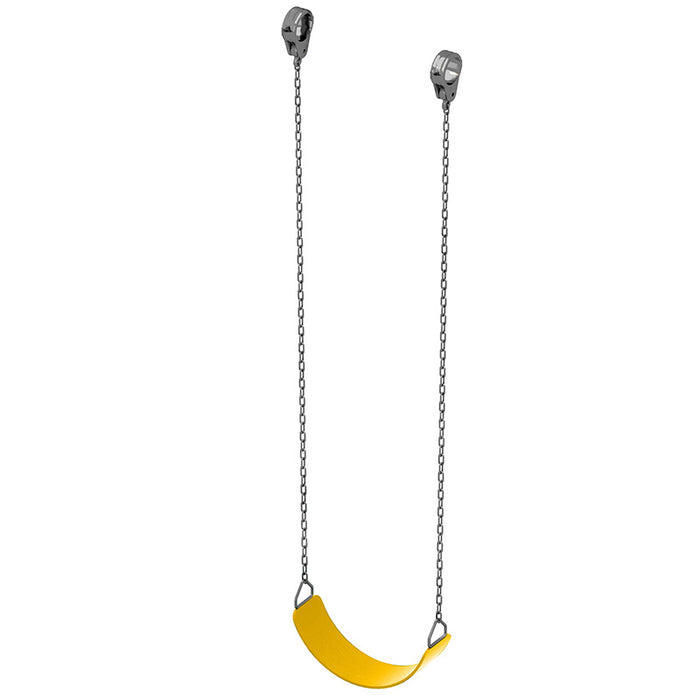 Wisdom Commercial WiseFree Swing Belt Seat & Galvanized Steel Chain Set SS-0012