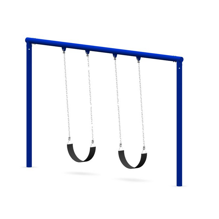 Childforms Swings 5" OD Single Post Swing Set ( 1 Bay) SWG-00033