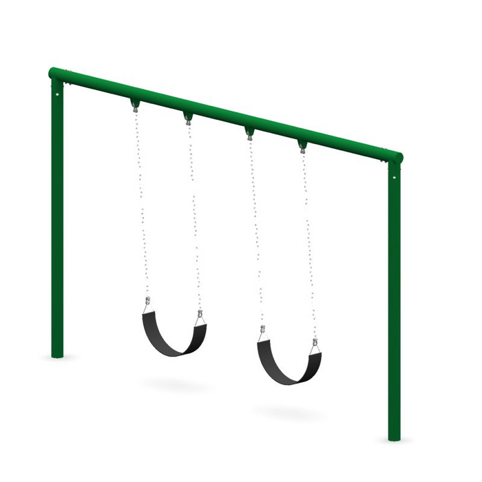 Childforms Swings 5" OD Single Post Swing Set ( 1 Bay) SWG-00033