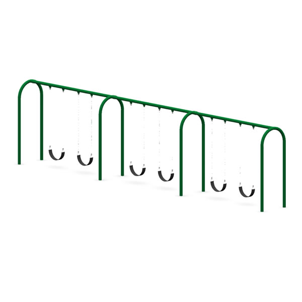 Childforms Swings Triple Bay Arch Swing Set SWG-00043